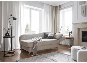 Béžová menčestrová leňoška (pravý roh) Chic Charlotte – Miuform