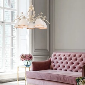 Luster na reťazi RETRO II 5xE27/60W/230V