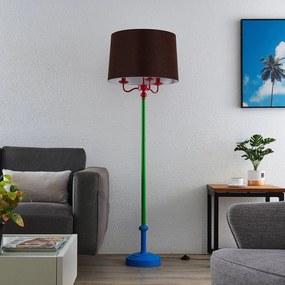 Lindby Christer stojaca lampa, viacfarebná, 160 cm