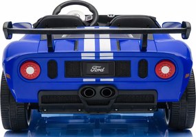 JOKOMISIADA Detské auto na batériu Ford GT so 4 motormi dvojmiestne s diaľkovým ovládaním modré PA0337