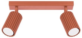 Bodové svietidlo v tehlovej farbe 6,5x30 cm Gleam – Sollux