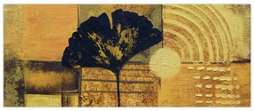 Obraz - List ginkgo (120x50 cm)