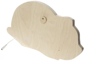 Detské nástenné LED svietidlo Bear, 1x LED w, 3000k, br/bl