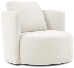 Biele otočné kreslo Interieurs 86 Nael