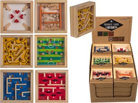 GiftyCity Drevená hra Labyrint, zelená