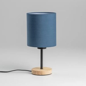Brilagi - Stolná lampa NUBILA WOOD 1xE27/25W/230V dub/tmavomodrá