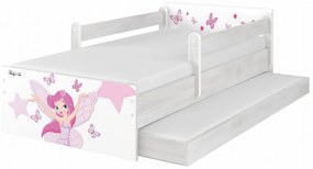 Raj posteli Detská posteľ "Malá princezná" MAX  XL dub sonoma