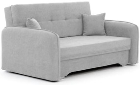 Rozkladacia 2-miestna pohovka LAINE, svetlosivá