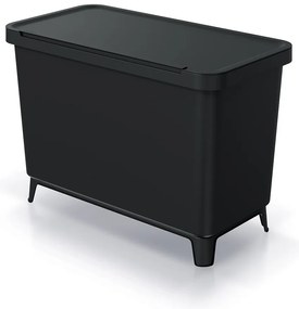 Odpadkový kôš, 3 x 10 l, čierna