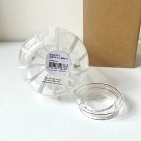 Broste Copenhagen Sklenená karafa na vodu Stripe 800ml