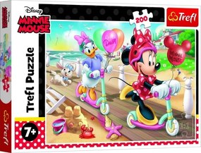 Trefl Puzzle Minnie na pláži/Disney Minnie 200 dílků
