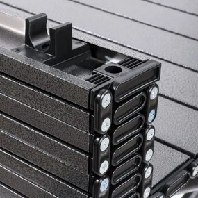 Skladací kempingový stôl 95 x 56 x 50 cm s obalom béžová