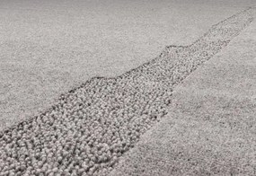 Koberec Agnella Morphic Rocca sivý