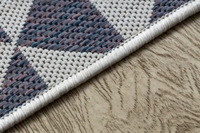 Koberec SIZAL SION geometric 22373 ecru/nebeský/rúž