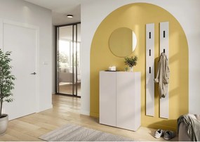 Krémová skrinka v dekore duba 74x105x33 cm Alviano – Germania