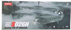 LEAN Toys Syma S026H-1 RC vrtuľník na diaľkové ovládanie Khaki Green