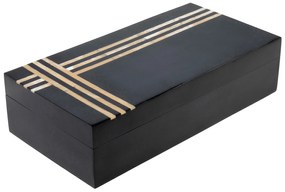 Groove box čierny 15x8 cm