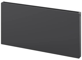 Mexen, Mexen Flat CF21 panelový radiátor 900 x 400 mm, bočné pripojenie, 636 W, antracit - W421F-090-040-66