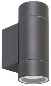 Rabalux 8119 - Vonkajšie nástenné svietidlo PHOENIX 2xGU10/10W/230V IP54 šedá RL8119