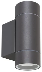 Rabalux 8119 - Vonkajšie nástenné svietidlo PHOENIX 2xGU10/10W/230V IP54 šedá  RL8119