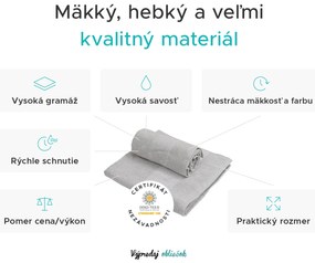 Sada uterákov CARRARA 1ks 60x100 cm a 1ks 40x55 cm 100% bavlna, biela