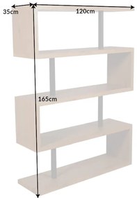 Regál Snake 165cm dub