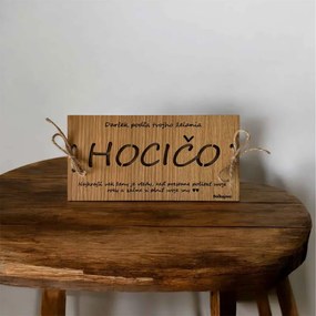 Drevená obálka na peniaze HOCIČO – originálny a vtipný darček | SENTOP PR0552