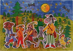 MARIONETINO Bábky a kulisy k rozprávke Brémski muzikanti