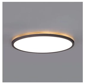 LED kúpeľňové svietidlo NIVERA LED/12W/230V IP54 pr. 22,5 cm čierne + DO