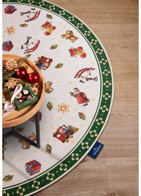 Zelený okrúhly koberec s vianočným motívom ø 150 cm Green Christmas – Villeroy&amp;Boch