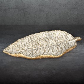 DEKORAČNÝ PODNOS MOLI 29X16X3 CM ZLATÁ