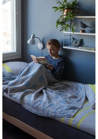 Ľanové obliečky Usva 150x210, ľan-žltá