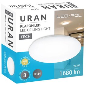 Moderné svietidlo LED-POL ORO URAN 24W ORO26009