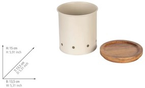 Kovová dóza na potraviny/na zemiaky Aria – Wenko