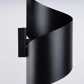 Sollux SL.1309 - Nástenné svietidlo TALASSA 1xG9/8W/230V čierna