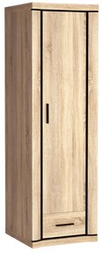 Šatníková skriňa Douglas 19 (dub sonoma). Akcia -20%. Vlastná spoľahlivá doprava až k Vám domov. 1055580