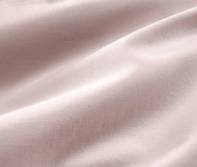 Posteľná bielizeň z bavlny a saténu, ružová, štandardná veľkosť