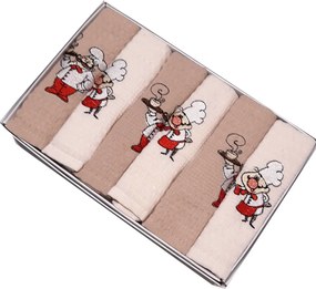 Kuchynská utierka COOK 6ks 40x60cm