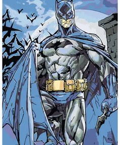 Maľovanie podľa čísel bez rámu BATMAN 40x50 cm