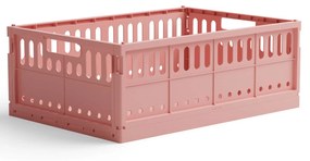 Made Crate Skladacia prepravka Candyfloss Pink – maxi