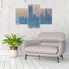 Obraz - Claude Monet, The Houses of Parliament, Sunset, reprodukcia (90x60 cm)