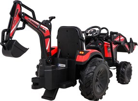 Ramiz Traktor s prívesom 720-T červený