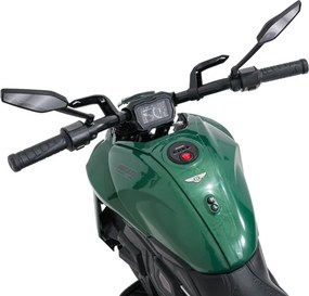 Elektrická motorka Ducati Diavel x Bentley zelená