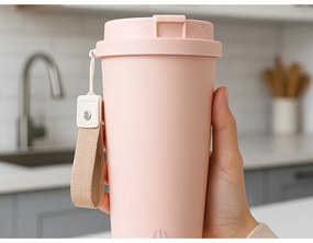 Termohrnček s funkciou napeňovača a viečkom, 350 ml