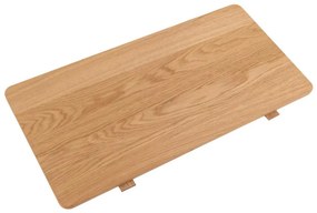 Sada 2 ks predlžovacích dosiek k jedálenskému stolu Atlantic 100x50 cm dub prírodný
