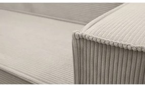 Univerzálna rohová rozkladacia sedacia súprava do U LONDON béžová