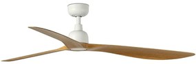 FARO 34361WT - Stropný ventilátor OUTWOOD L hnedý/biely priemer 150 cm WT IP44 + diaľkové ovládanie