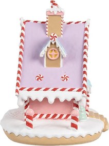 Farebná perníková chalúpka Gingerbread House - 16 * 13 * 15 cm