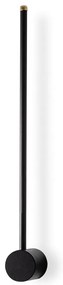 Čierne LED nástenné svietidlo ø 7 cm Sword – Opviq lights