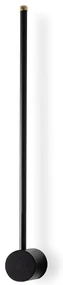 Čierne LED nástenné svietidlo ø 7 cm Sword – Opviq lights